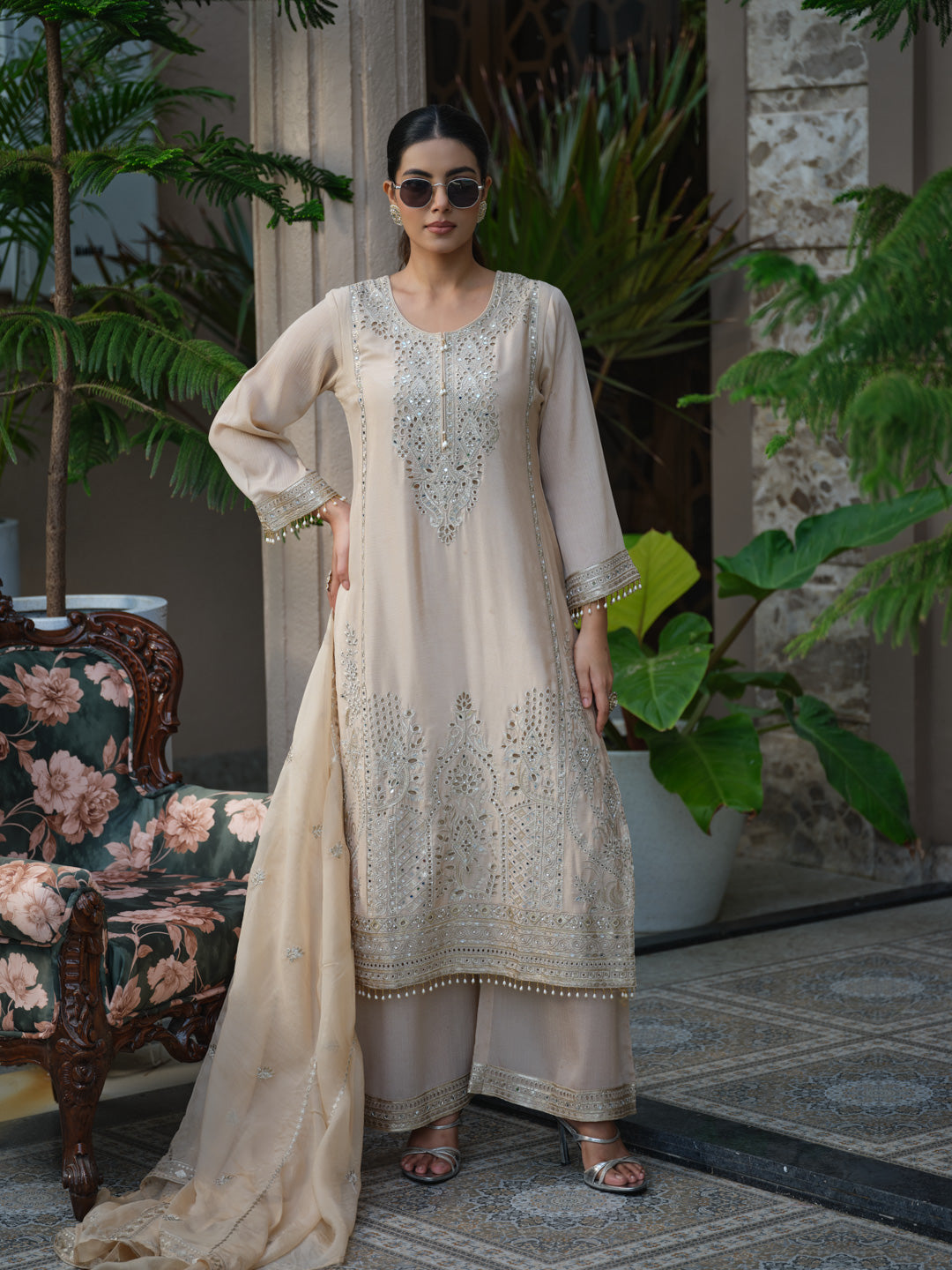 Timeless Embroidered Kurta Ensemble