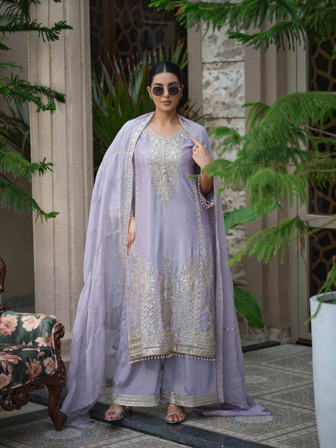 Timeless Embroidered Kurta Ensemble