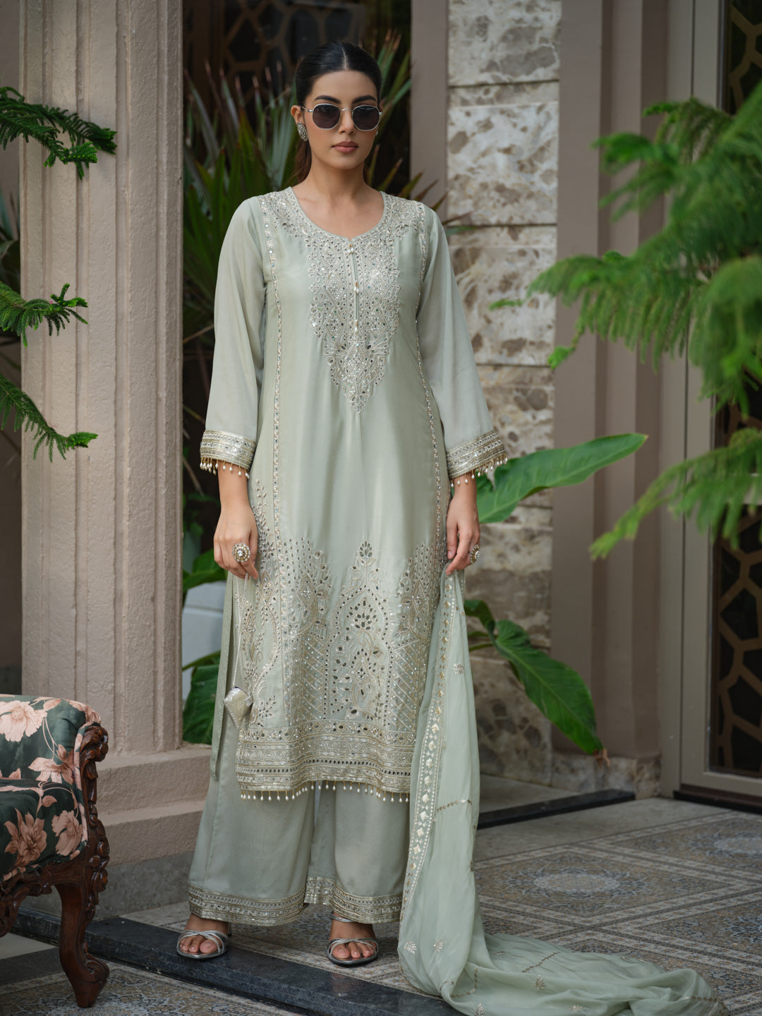 Timeless Embroidered Kurta Ensemble