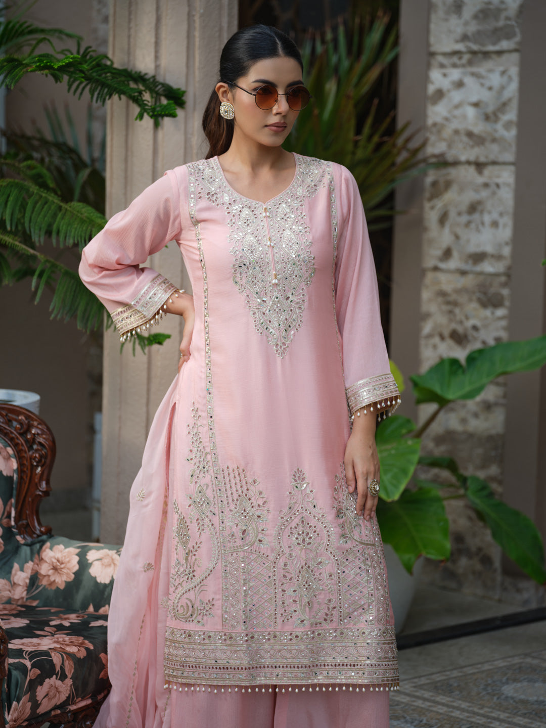 Timeless Embroidered Kurta Ensemble