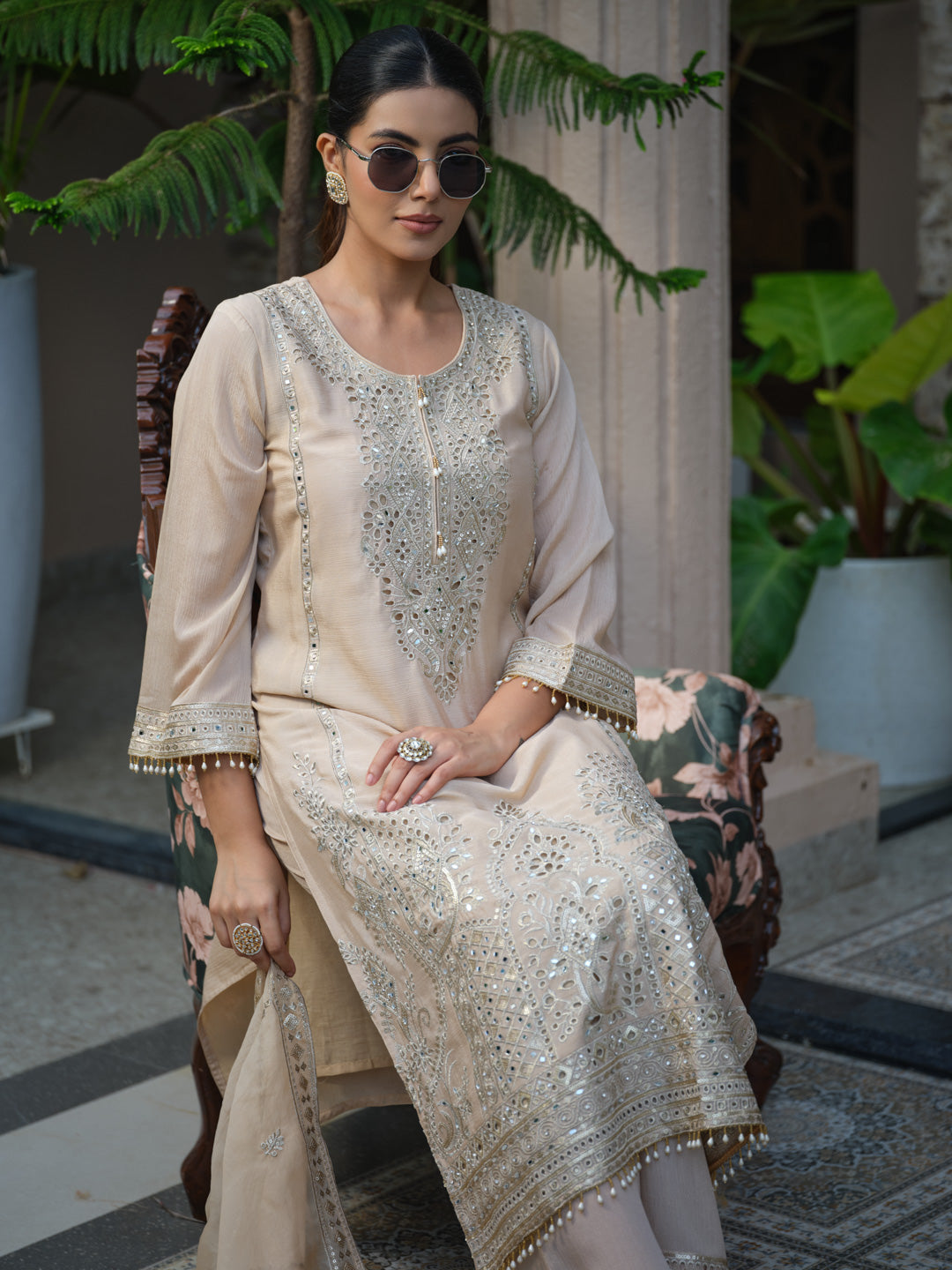 Timeless Embroidered Kurta Ensemble