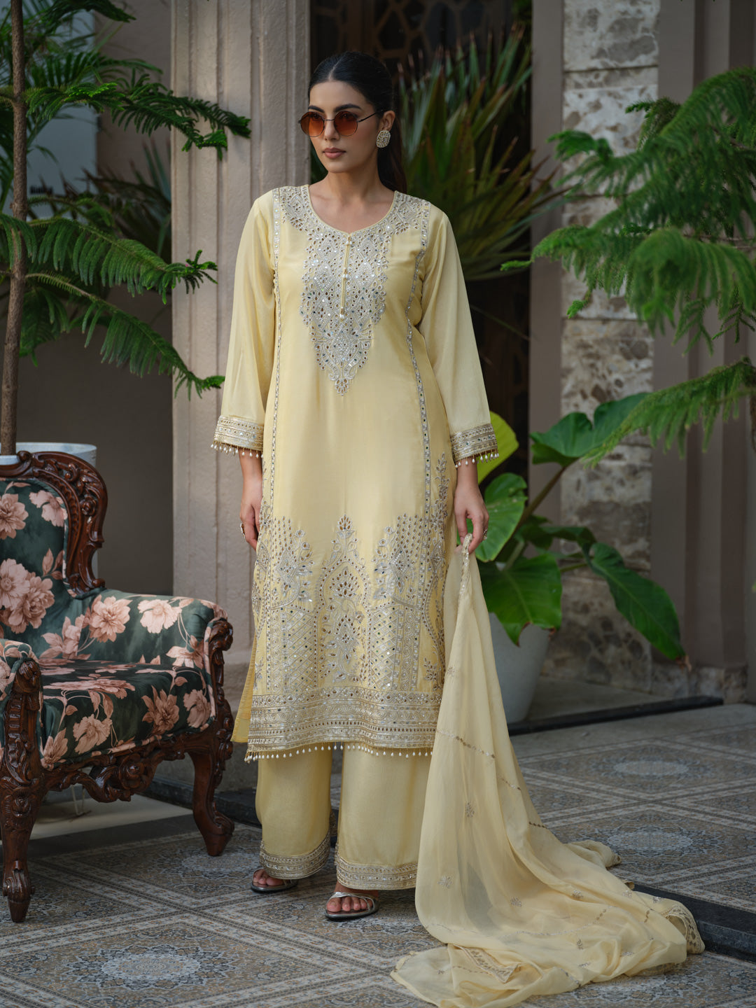 Timeless Embroidered Kurta Ensemble