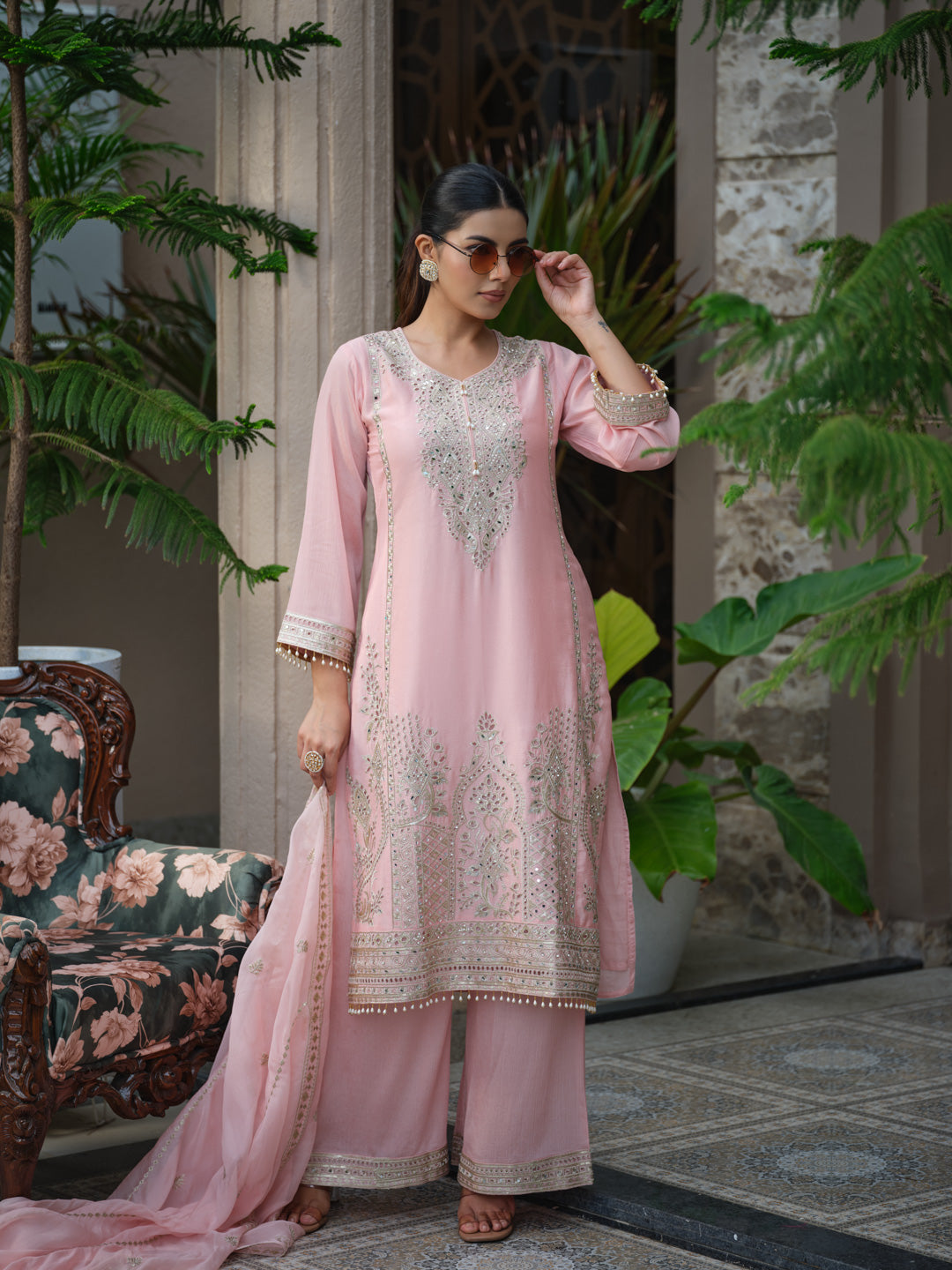 Timeless Embroidered Kurta Ensemble