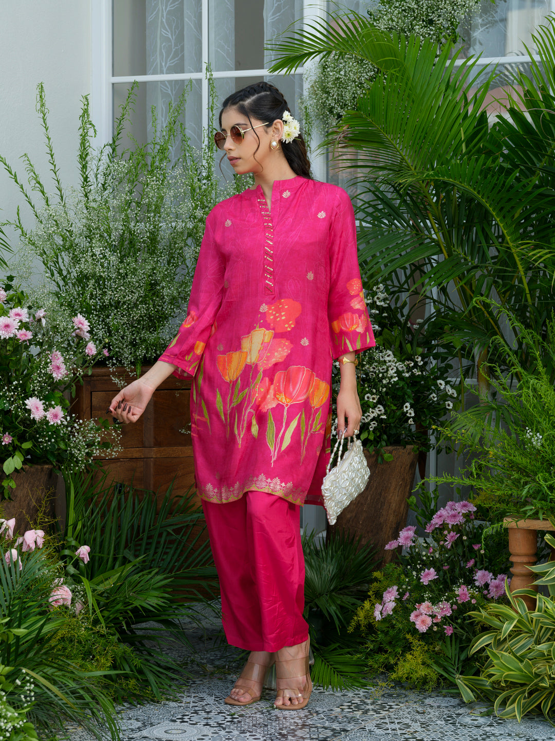 Pretty in Pink: Vibrant Co-Ord Set for Effortless Style