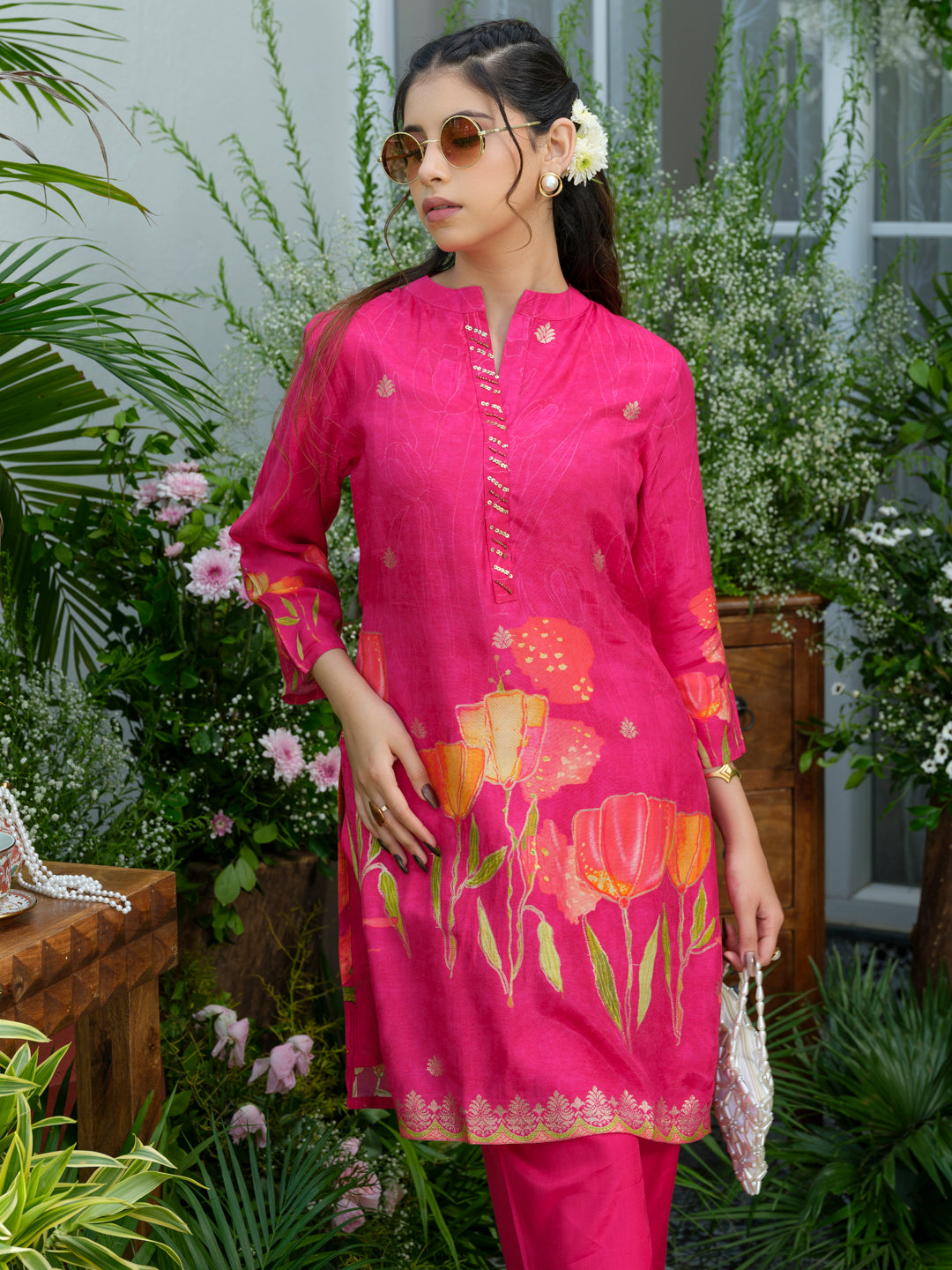 Pretty in Pink: Vibrant Co-Ord Set for Effortless Style