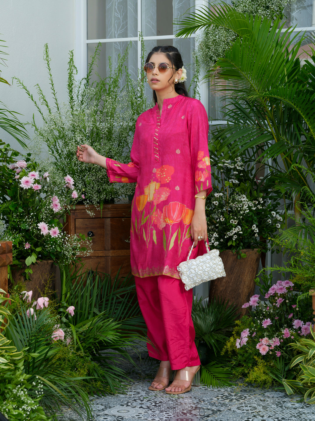 Pretty in Pink: Vibrant Co-Ord Set for Effortless Style