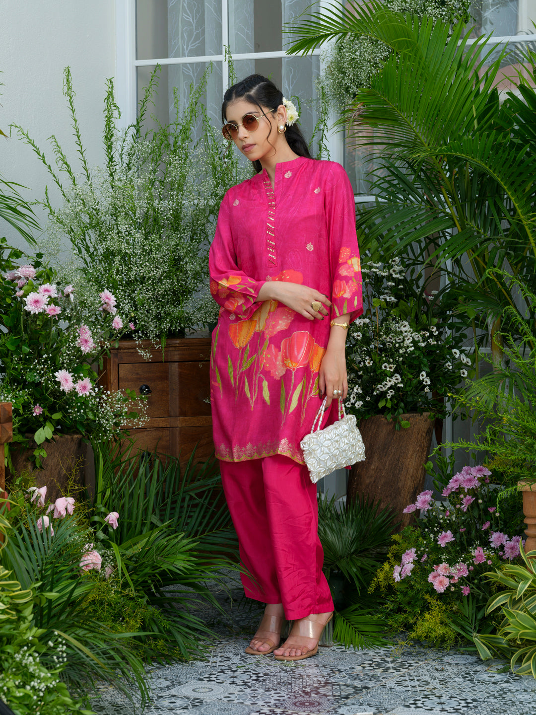 Pretty in Pink: Vibrant Co-Ord Set for Effortless Style