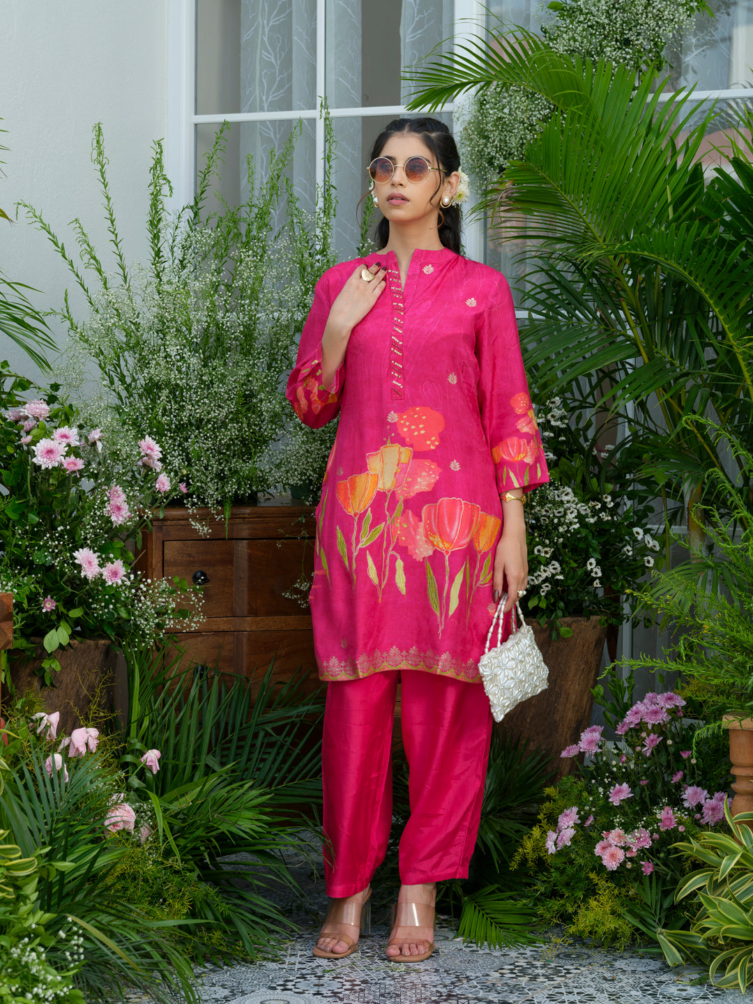 Pretty in Pink: Vibrant Co-Ord Set for Effortless Style