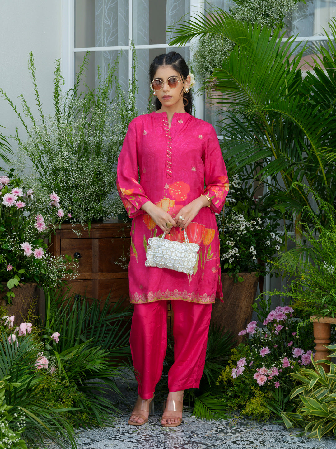 Pretty in Pink: Vibrant Co-Ord Set for Effortless Style