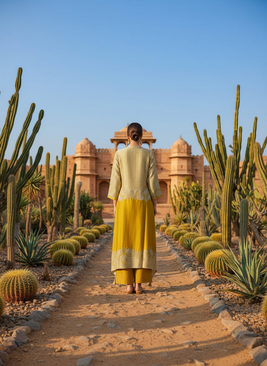 Striped V-Neck Co-Ords