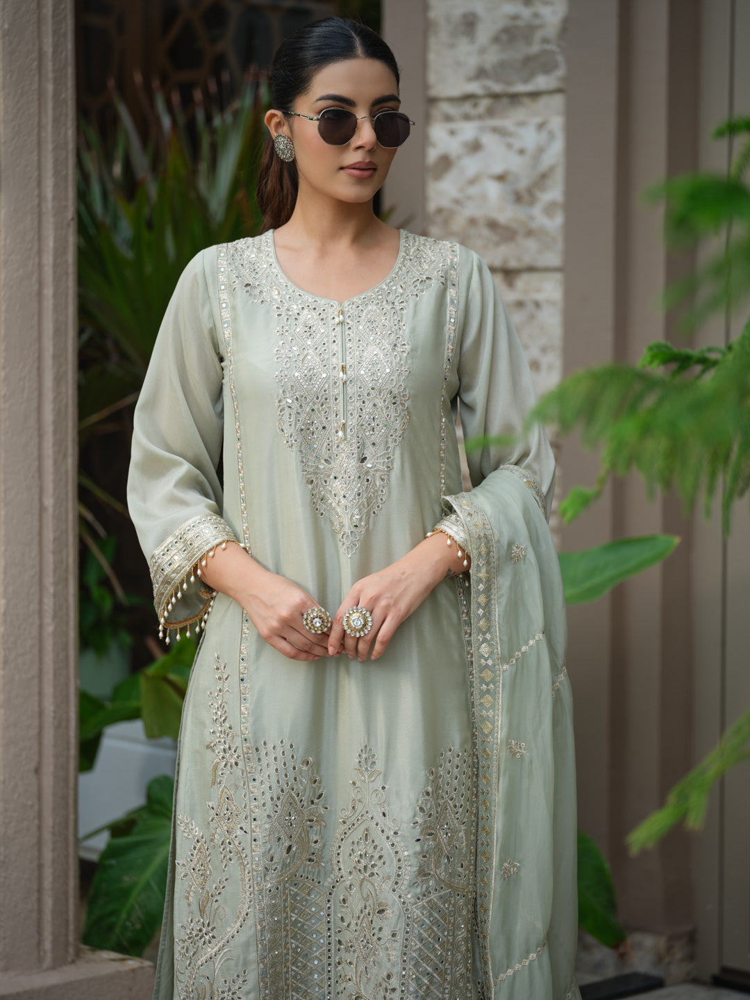 Timeless Embroidered Kurta Ensemble