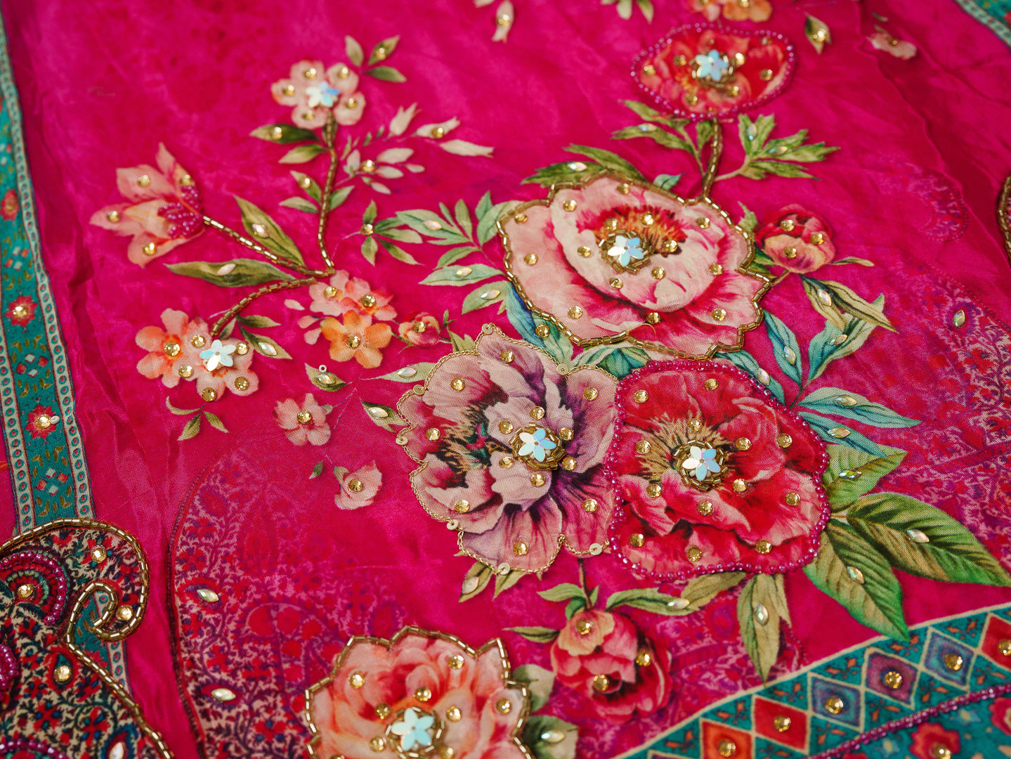 Elegant Pink Embroidered Kurta Set with Dupatta