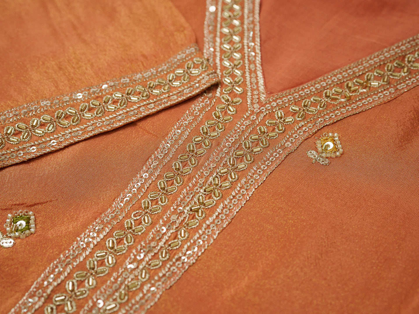 Embroidered Straight Kurta With Trouser & Dupatta