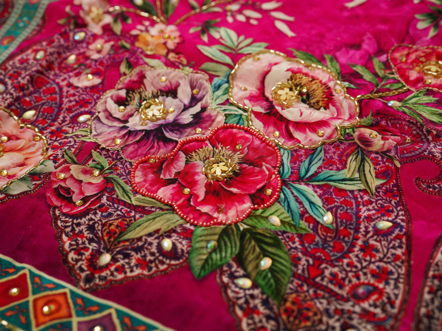 Pink Floral Digital Print Co-ord Set