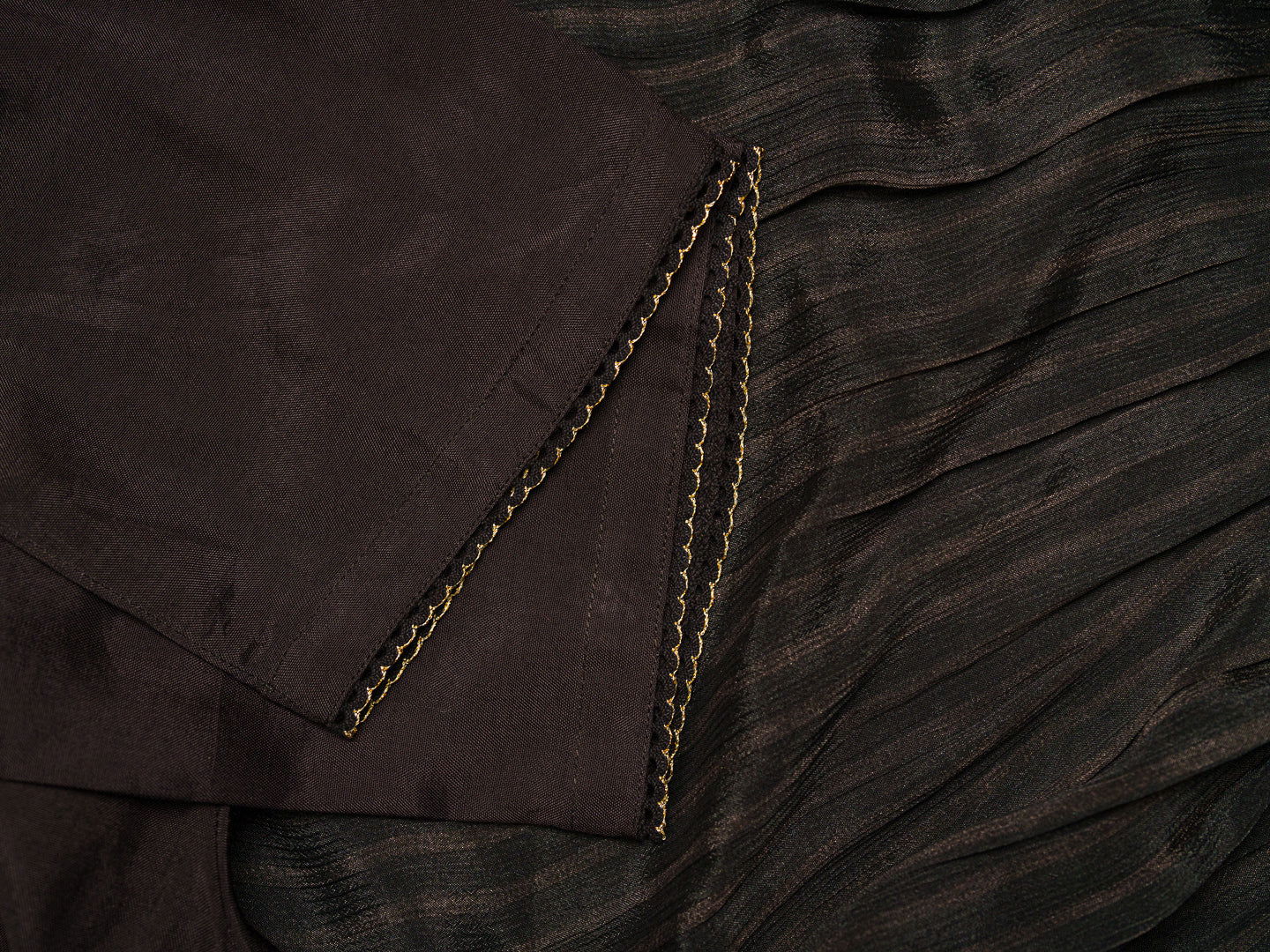 Black Floral Embroidered Kurta & Trousers With Dupatta - Buy Best Ethnic Wear for Women & Girls | Daily Woman -