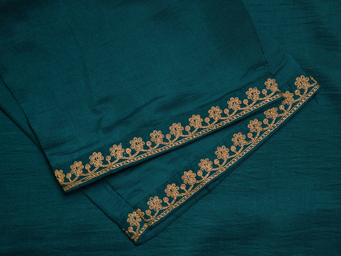 Blue Ethnic Motifs Straight Kurta & Trousers With Dupatta - Buy Best Ethnic Wear for Women & Girls | Daily Woman -