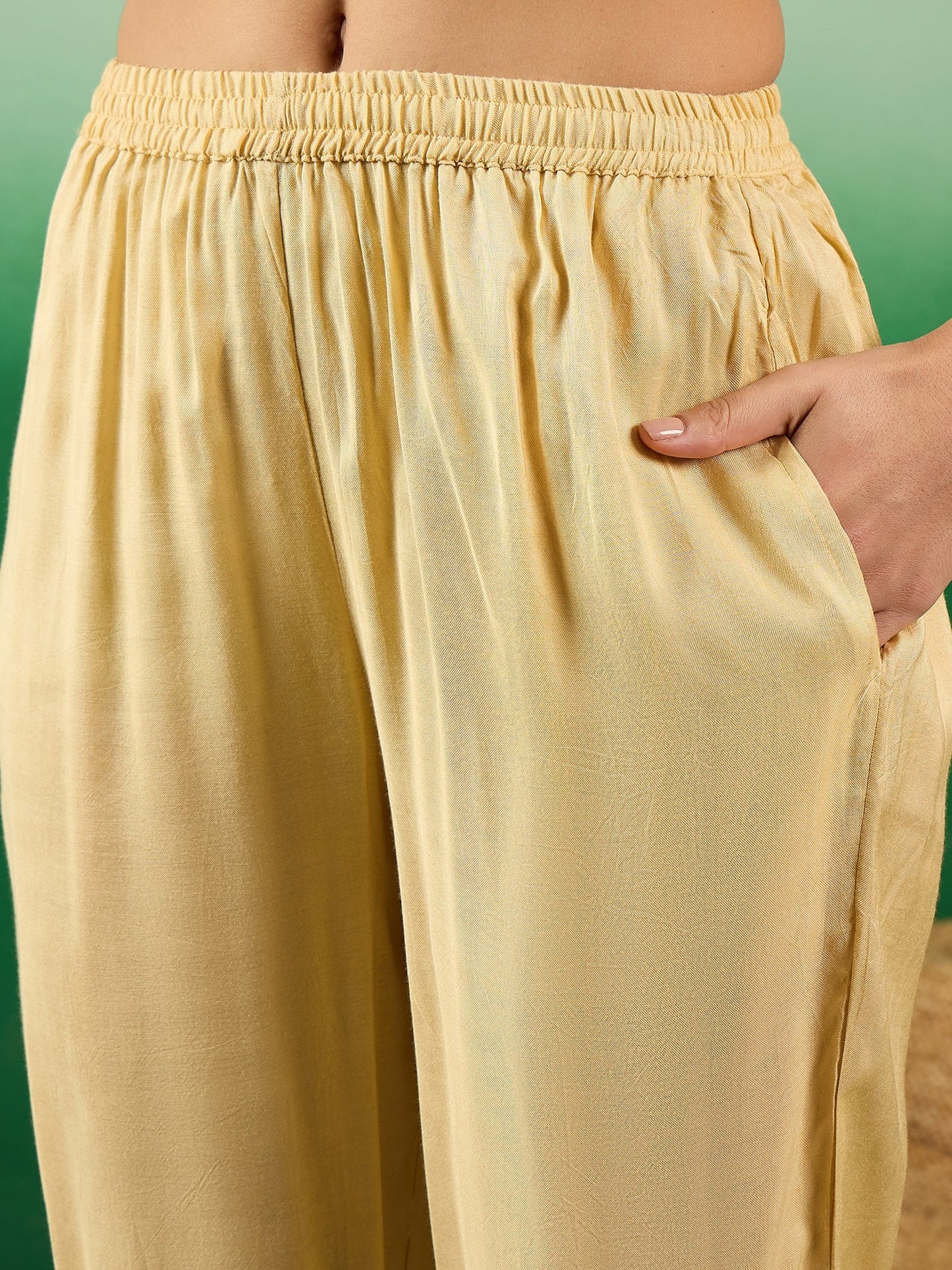 Floral Printed Notch Neck Straight Kurta With Trousers & Dupatta - Buy Best Ethnic Wear for Women & Girls | Daily Woman -