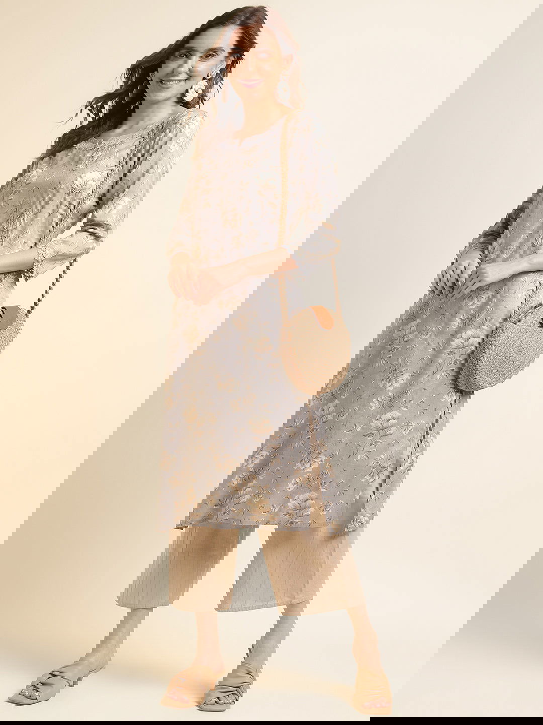 Floral Printed Straight Kurta - Buy Best Ethnic Wear for Women & Girls | Daily Woman -