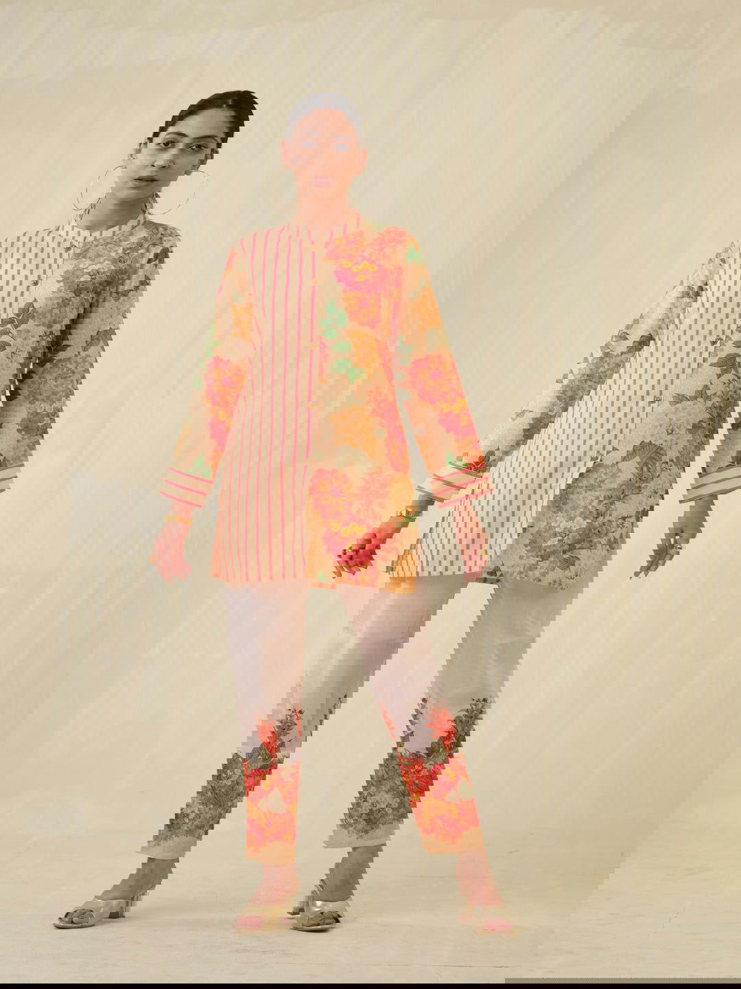 Floral Printed Top & Trouser - Buy Best Ethnic Wear for Women & Girls | Daily Woman -