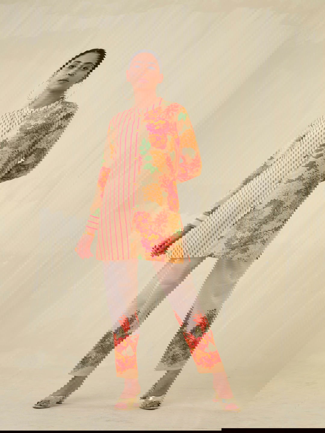 Floral Printed Top & Trouser - Buy Best Ethnic Wear for Women & Girls | Daily Woman -