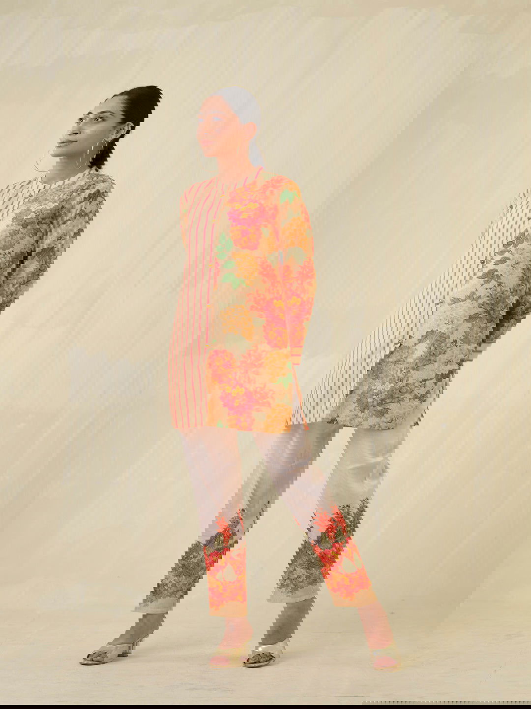 Floral Printed Top & Trouser - Buy Best Ethnic Wear for Women & Girls | Daily Woman -