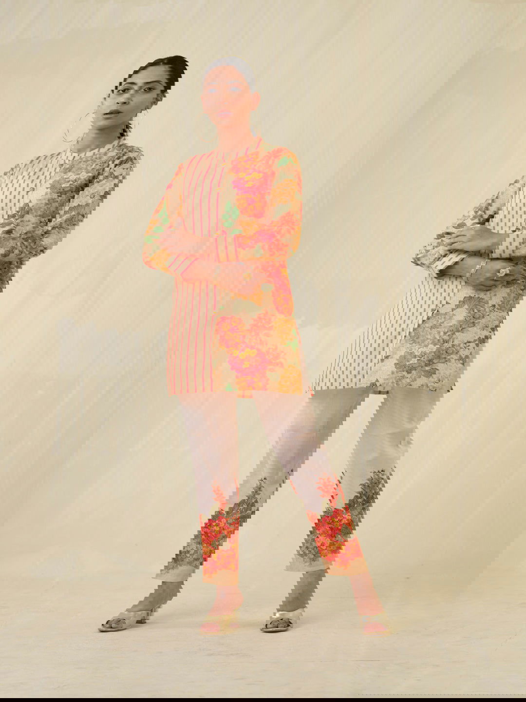 Floral Printed Top & Trouser - Buy Best Ethnic Wear for Women & Girls | Daily Woman -