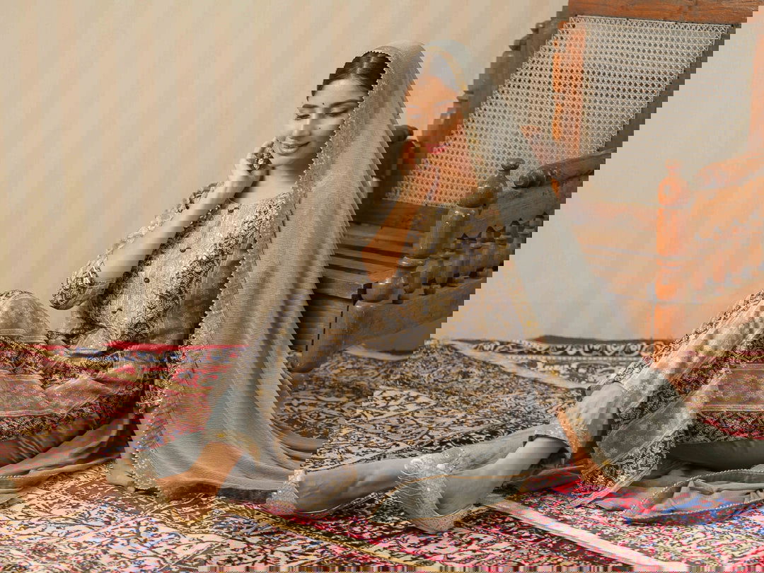 Grey Embroidered Woven Design Straight Kurta and Trousers With Dupatta - Buy Best Ethnic Wear for Women & Girls | Daily Woman -