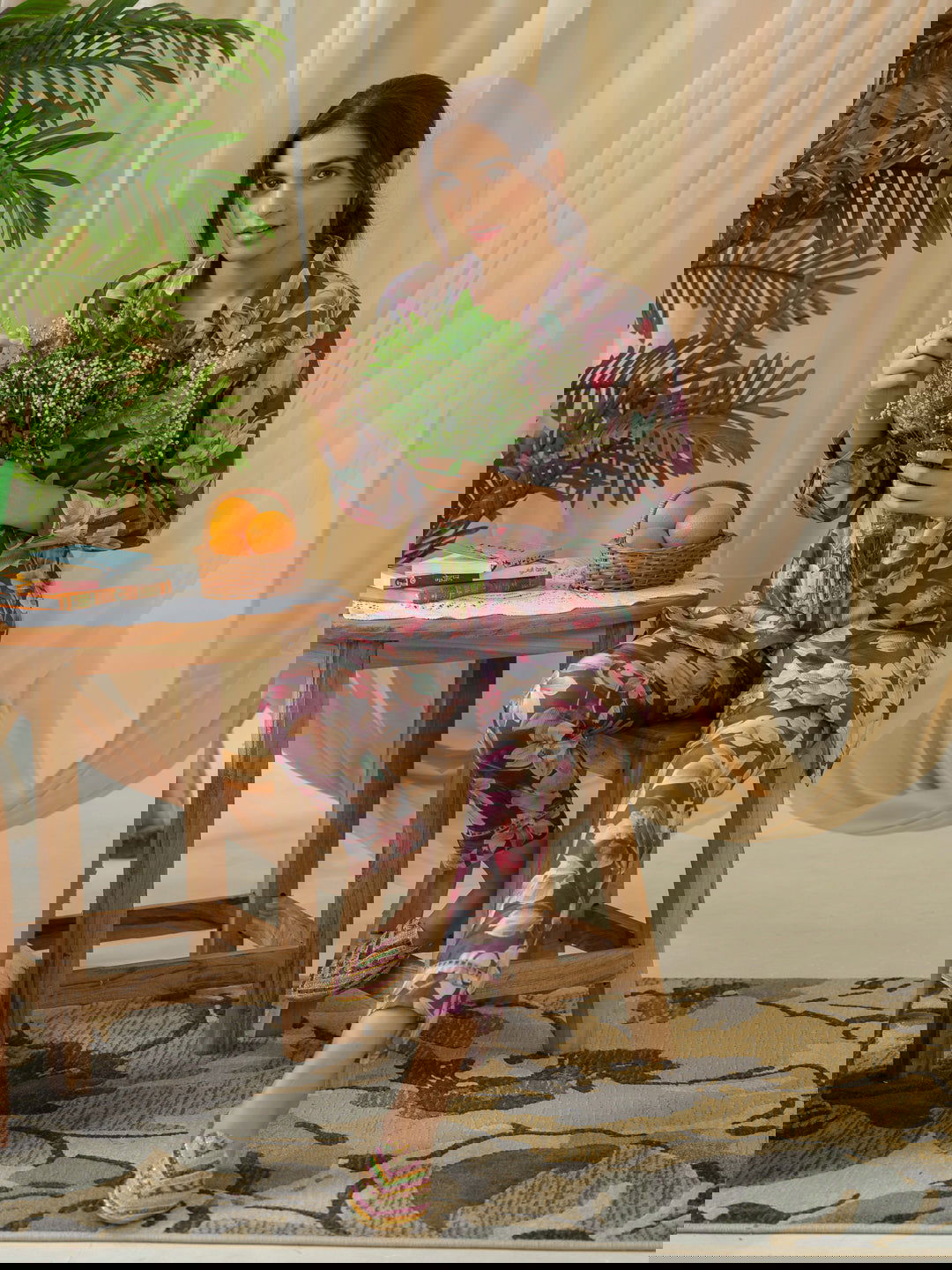 Grey Printed Shirt & Trouser Co-Ord Set - Buy Best Ethnic Wear for Women & Girls | Daily Woman -