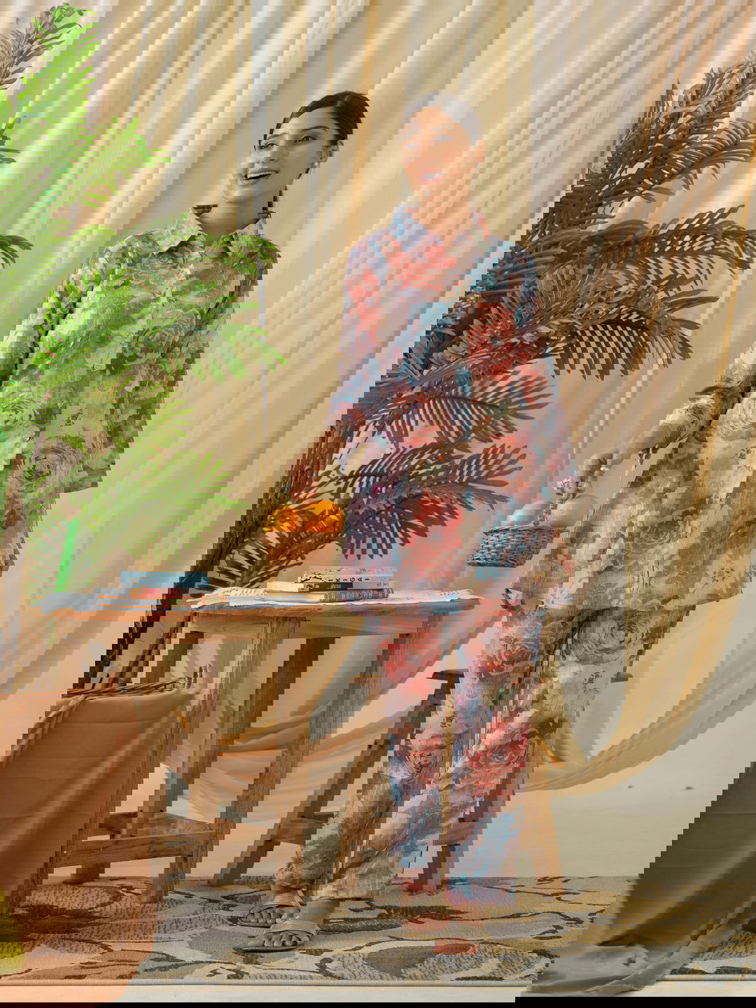 Grey Printed Shirt  With Trousers - Buy Best Ethnic Wear for Women & Girls | Daily Woman -