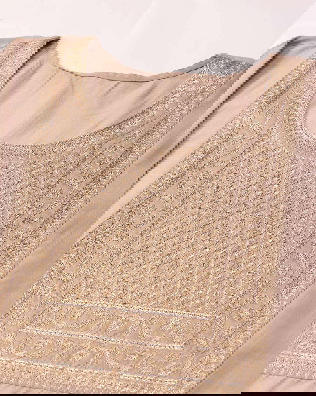 Grey Woven Design Yoke Design Straight Kurta Trousers With Dupatta - Buy Best Ethnic Wear for Women & Girls | Daily Woman -