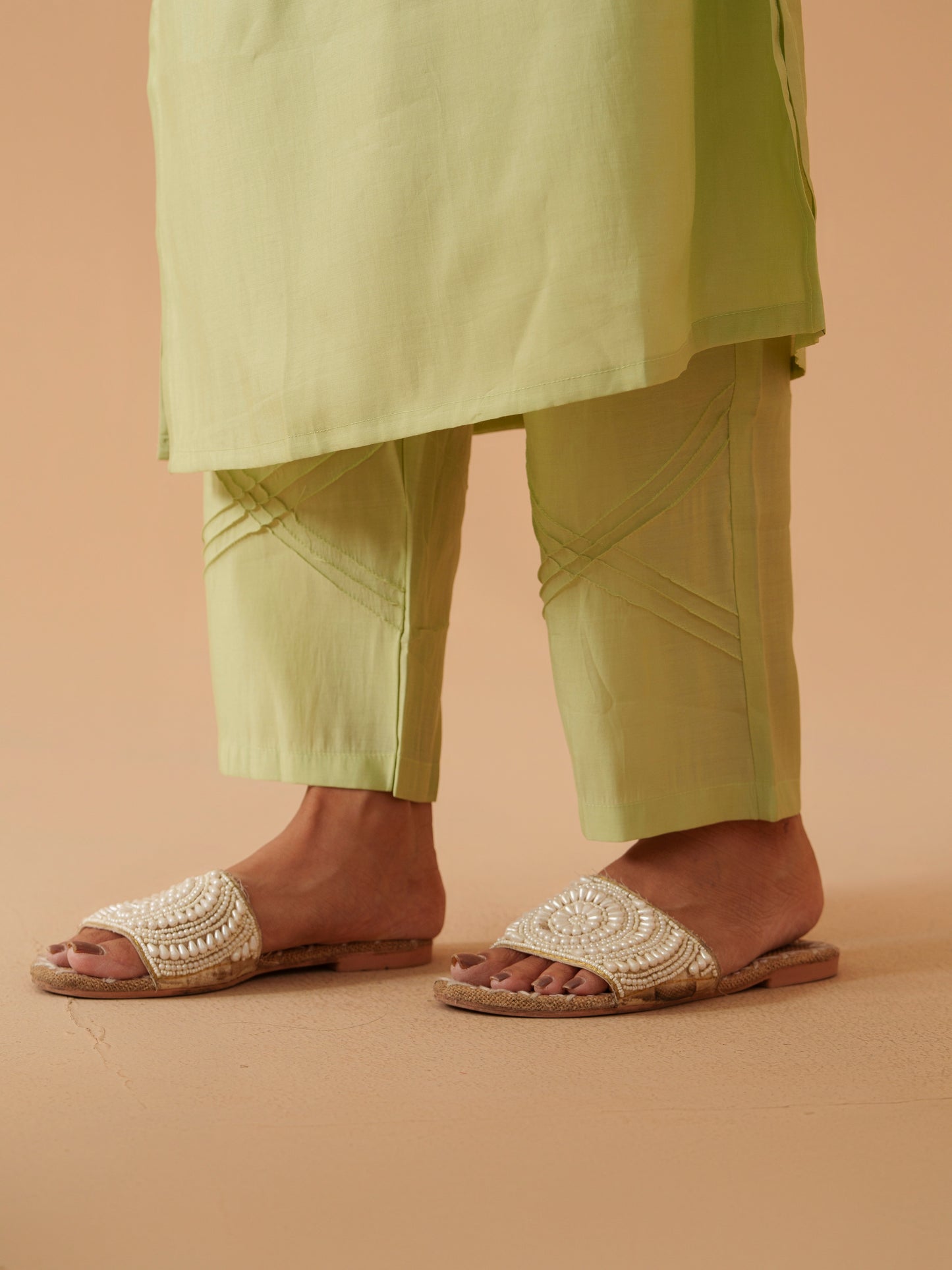 Women Embroidered Kurta With Trousers & Dupatta