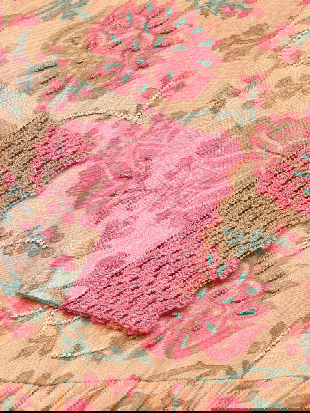 Orange Flared Printed Empire Ethnic Dresses - Buy Best Ethnic Wear for Women & Girls | Daily Woman -