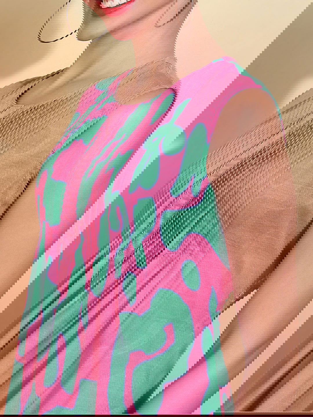 Printed Cambric Cotton  Kurti With Trousers - Buy Best Ethnic Wear for Women & Girls | Daily Woman -