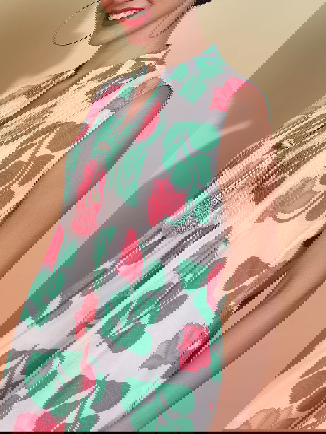 Printed Cambric Cotton Kurti With Trousers - Buy Best Ethnic Wear for Women & Girls | Daily Woman -