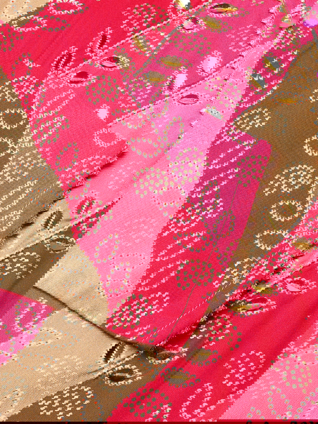 Women Pink & Beige Paisley Printed Straight Calf Length Kurta - Buy Best Ethnic Wear for Women & Girls | Daily Woman -
