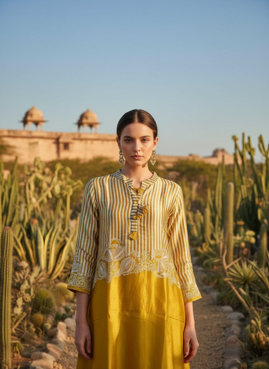 Striped V-Neck Co-Ords