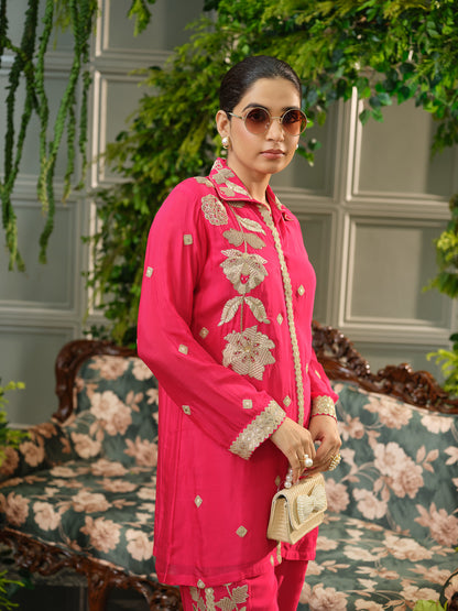 Embroidered Festive Co-ord Set