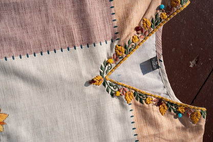Embroidered V-Neck Kurta Sets