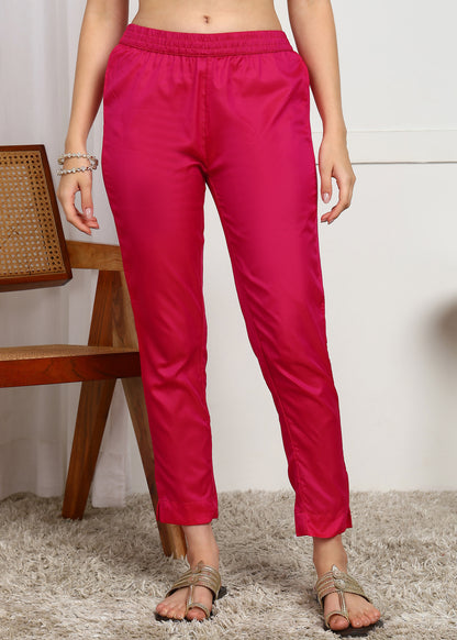 Elegant Pink Embroidered Straight Kurta Set with Dupatta