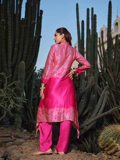 Striped V-Neck Co-Ords