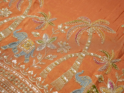 Embroidered Straight Kurta With Trouser & Dupatta