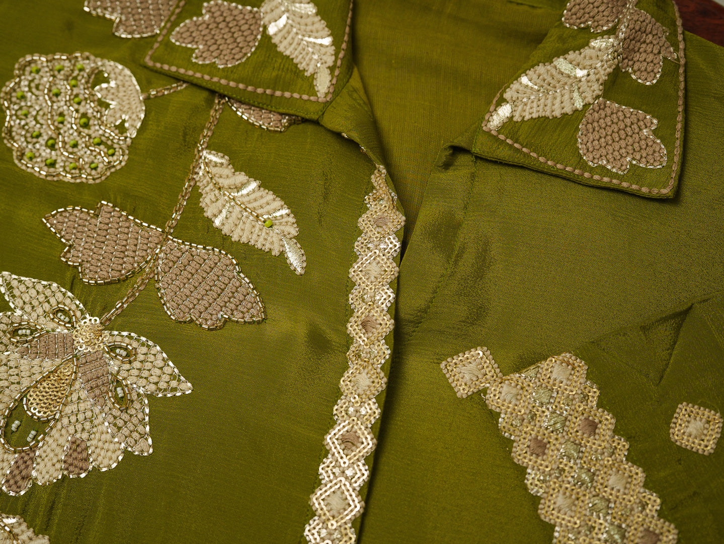 Embroidered Festive Co-ord Set