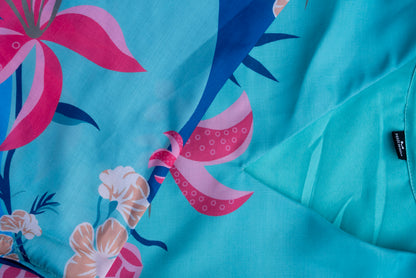 Printed V-Neck Kurta & Trousers Kurta Set