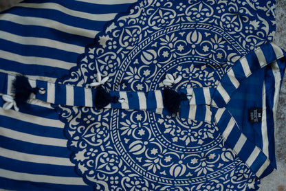 Striped Mandarin Collar Co-Ord Set