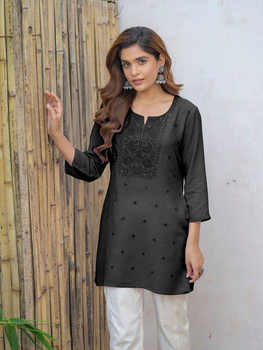 Embroidered Straight Kurta - Buy Best Ethnic Wear for Women & Girls | Daily Woman -