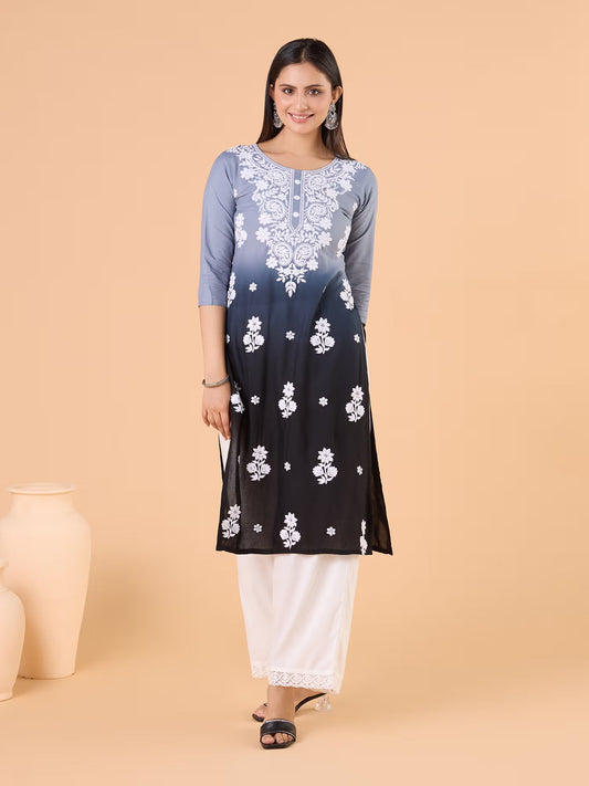 Embroidered Straight Kurtas - Buy Best Ethnic Wear for Women & Girls | Daily Woman - 