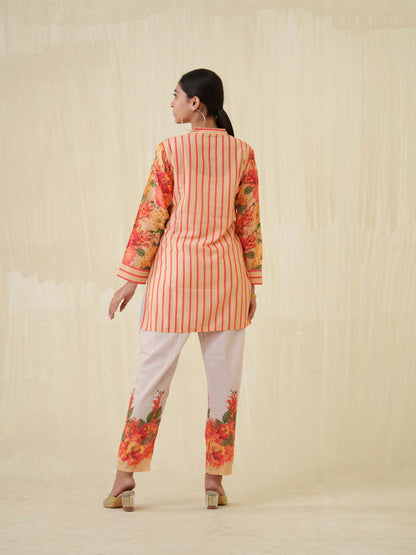 Floral Printed Top & Trouser - Buy Best Ethnic Wear for Women & Girls | Daily Woman - 