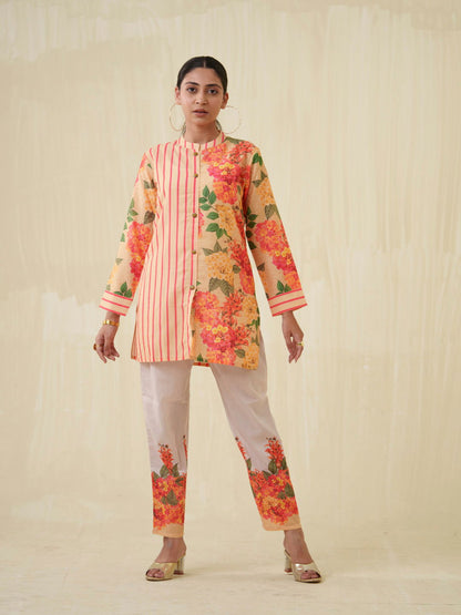 Floral Printed Top & Trouser - Buy Best Ethnic Wear for Women & Girls | Daily Woman - 