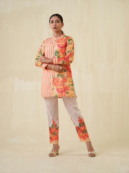 Floral Printed Top & Trouser - Buy Best Ethnic Wear for Women & Girls | Daily Woman - 