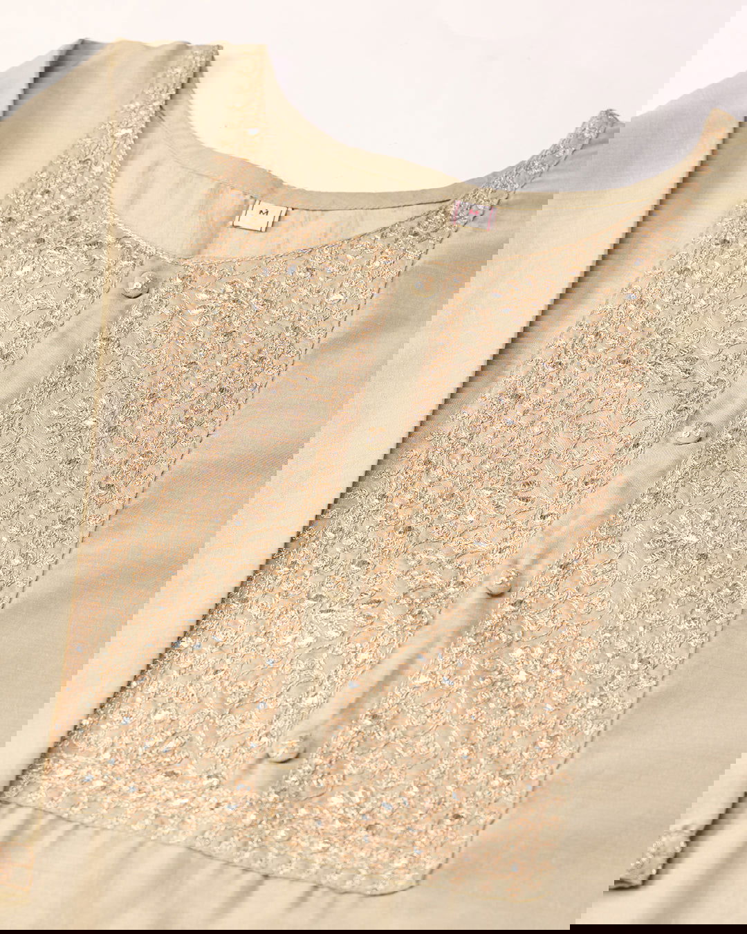 Olive Woven Design Yoke Design Straight Kurta Trousers With Dupatta - Buy Best Ethnic Wear for Women & Girls | Daily Woman - 
